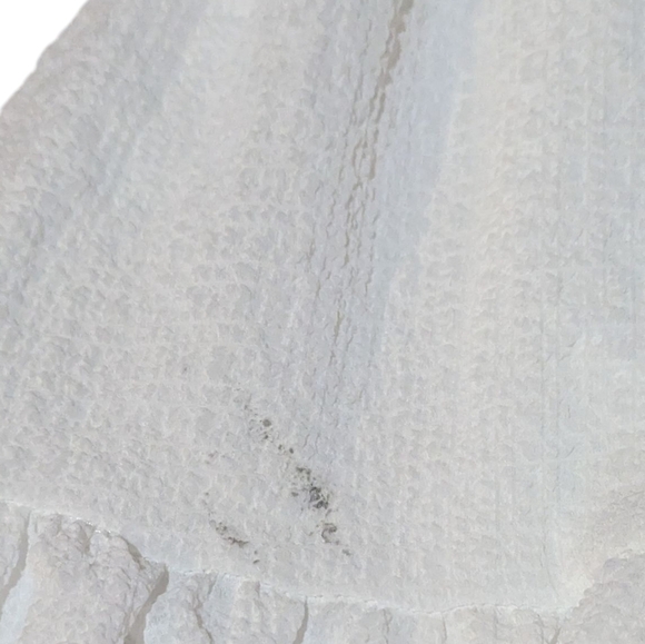 ASTR the label Tiered Puff Sleeve Midi Dress Small Bridal Bachelorette Classic - Picture 2 of 10